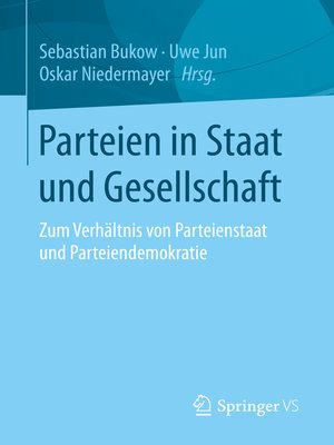 cover image of Parteien in Staat und Gesellschaft